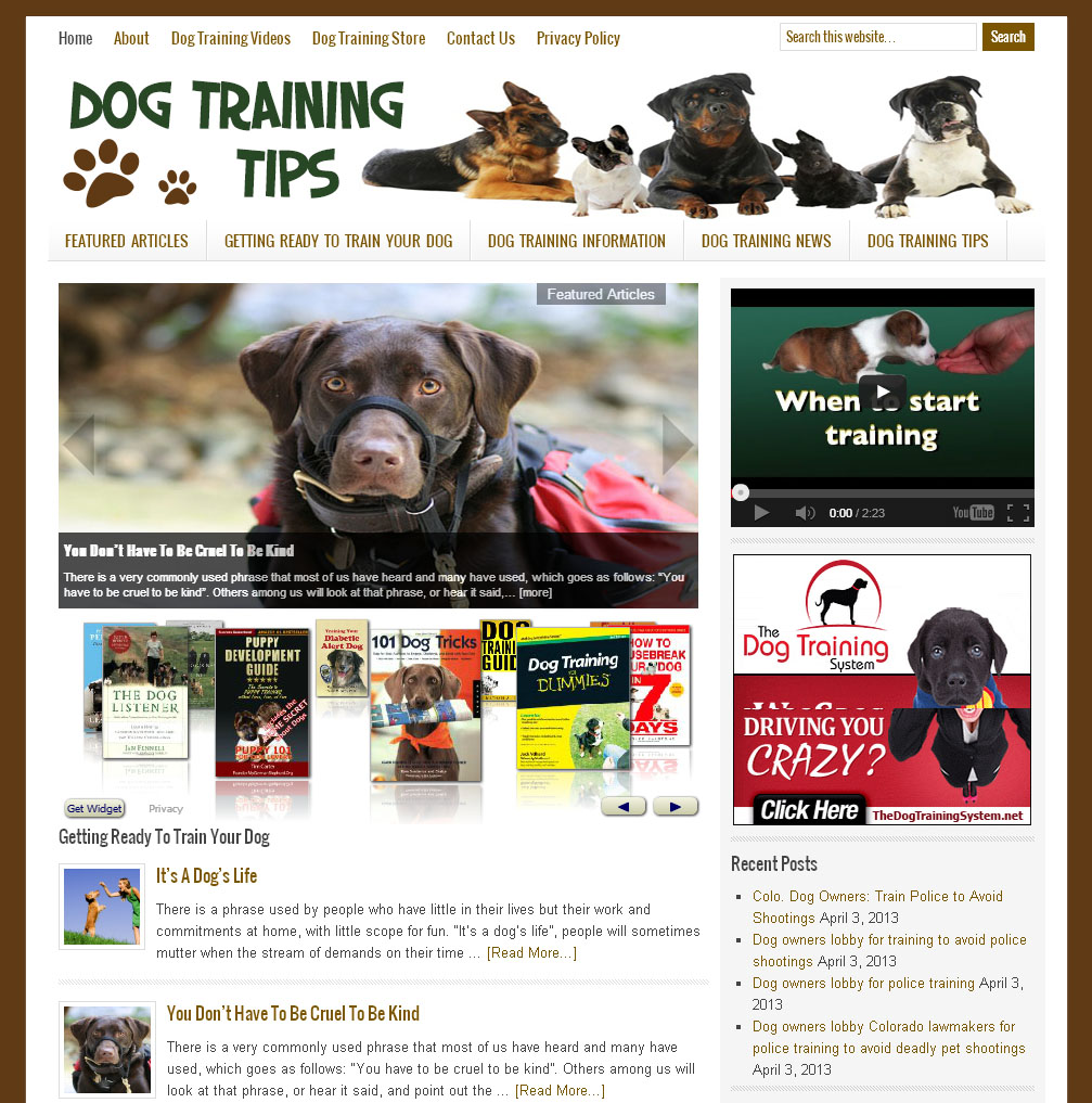 websites for dog stuff